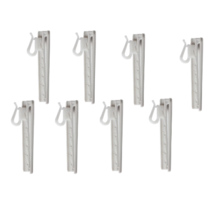 ADJUSTABLE NYLON HOOKS  (10)